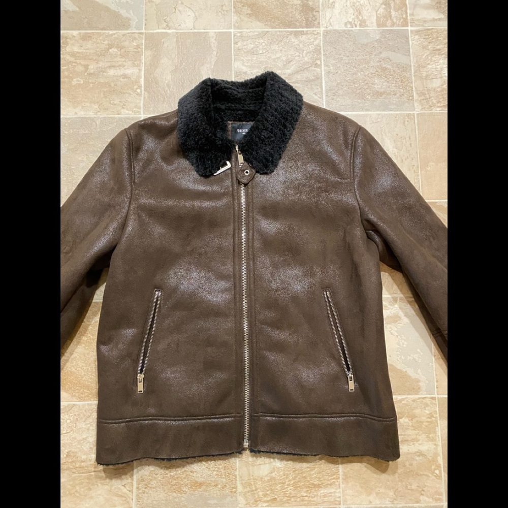 Forever 21 faux jacket